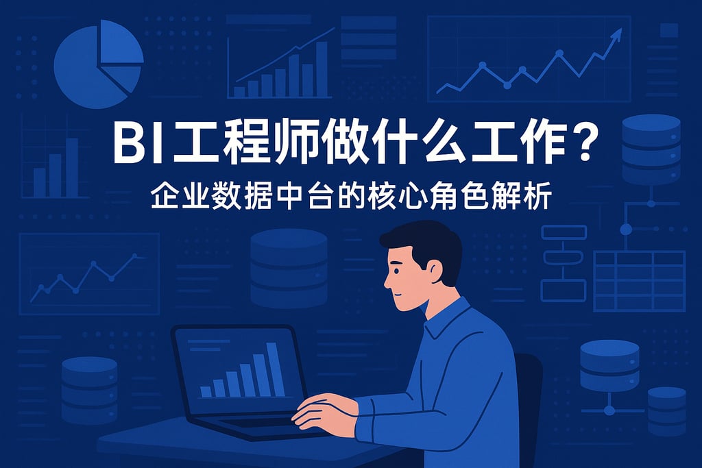 BI工程师做什么工作？企业数据中台的核心角色解析"